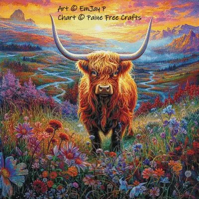 (image for) Belle, the Highland Cow